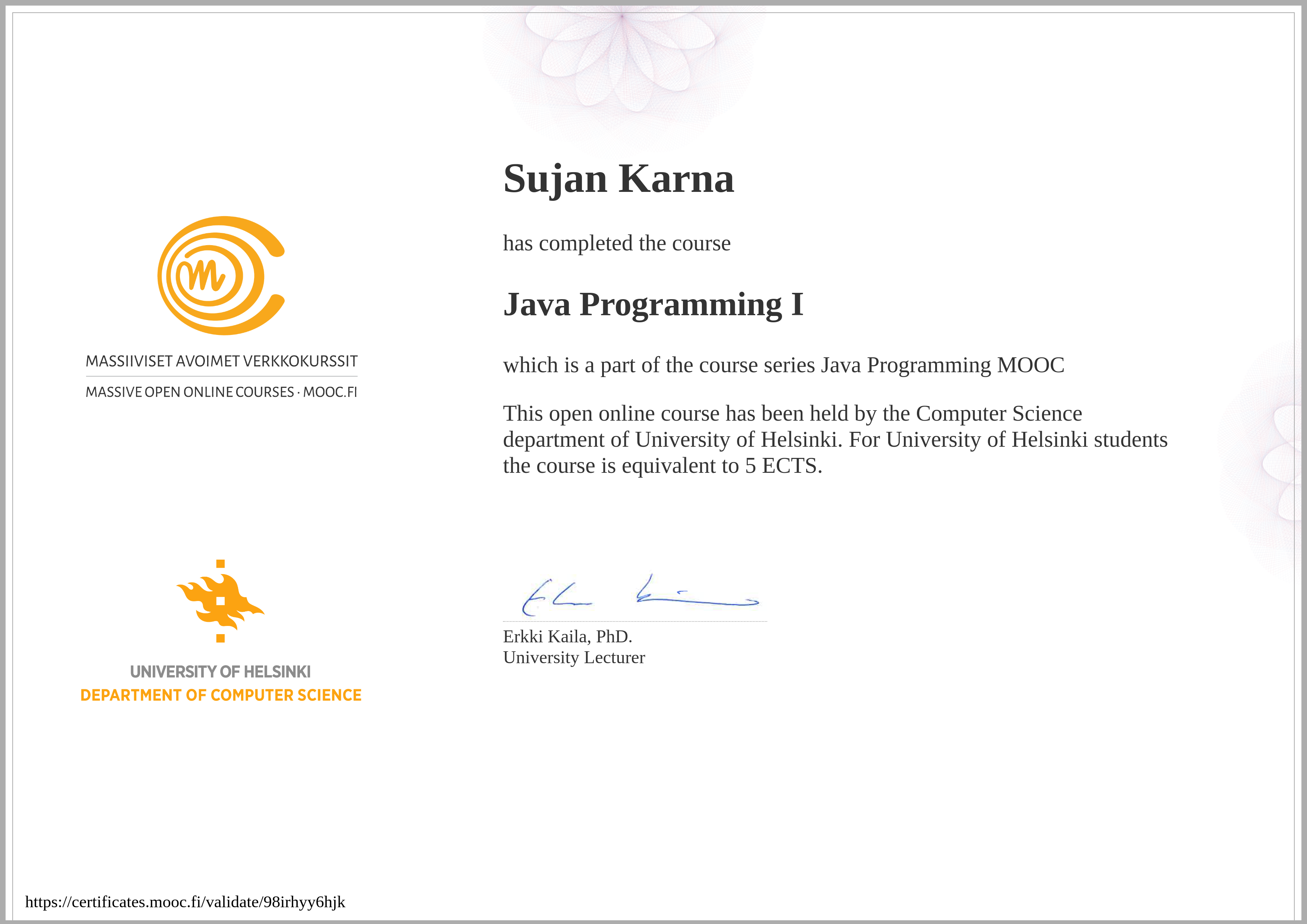 Java Programming-I